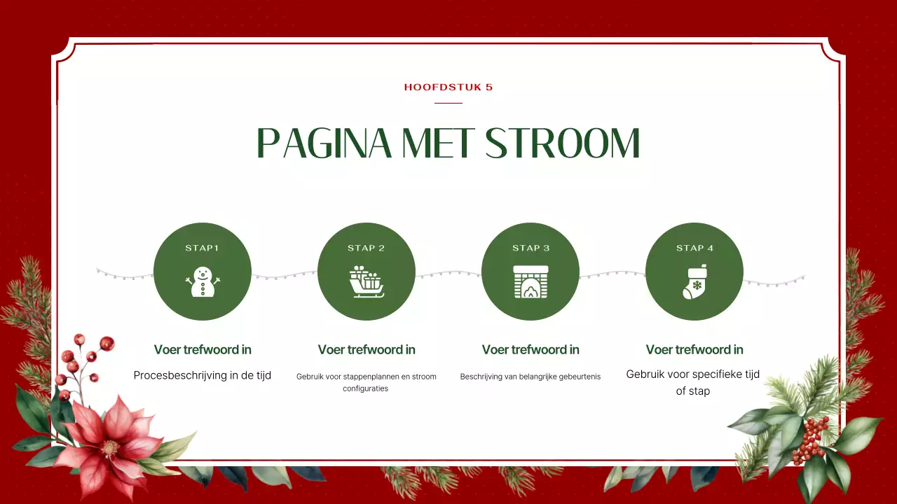 Luxe planner met kerstachtergrond in rood