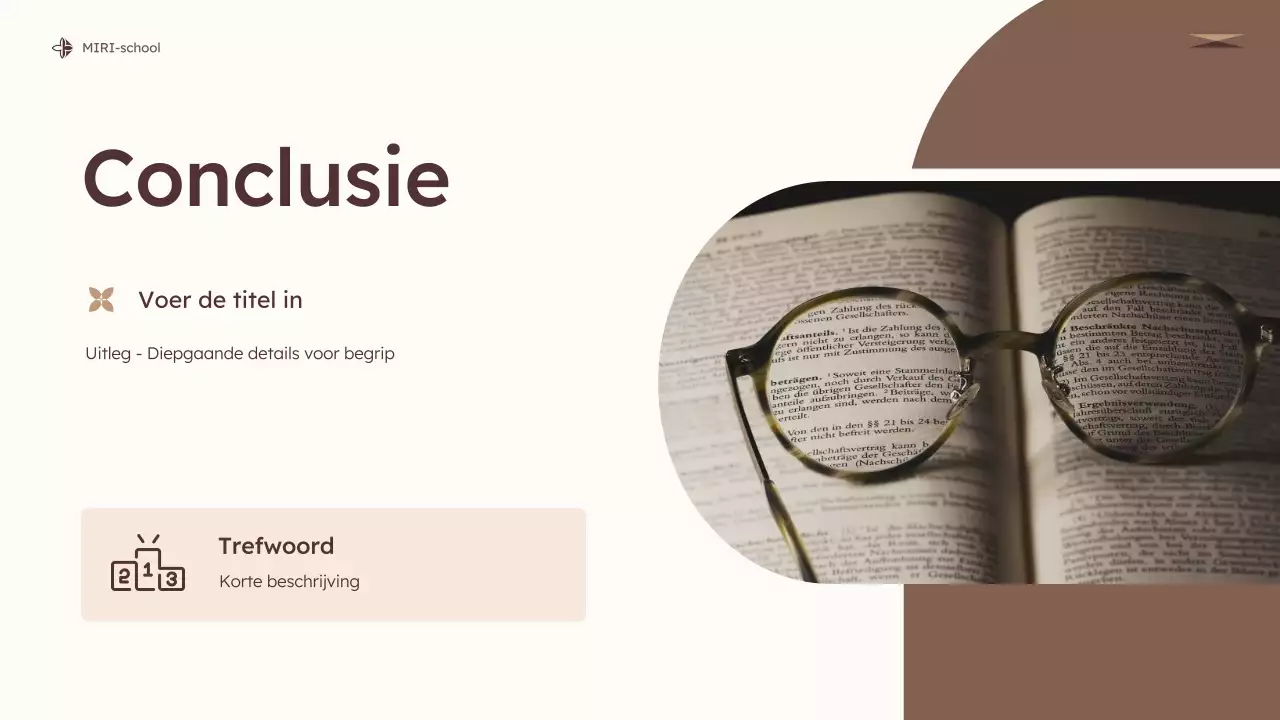 beige modern onderwijs klas