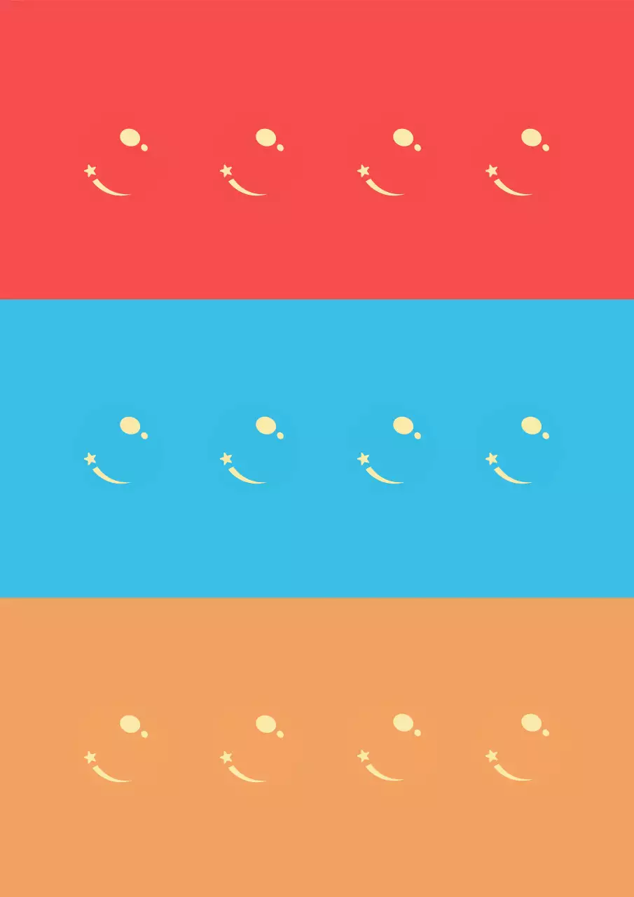 Red Circle Design Sticker