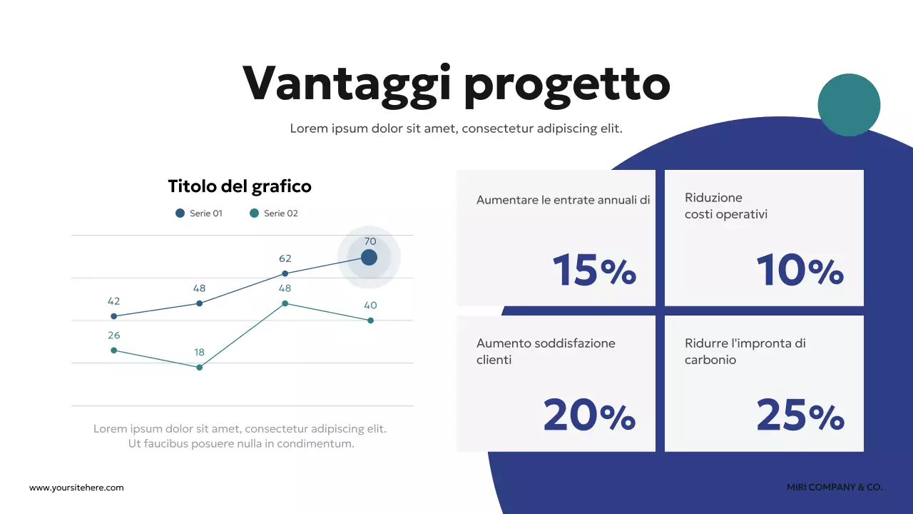 proposta commerciale moderna blu