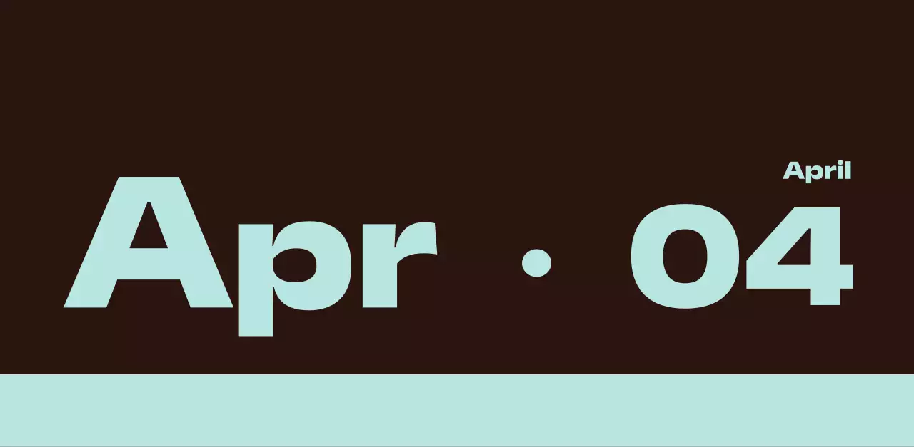 黒と白のモダンな2025年カレンダー