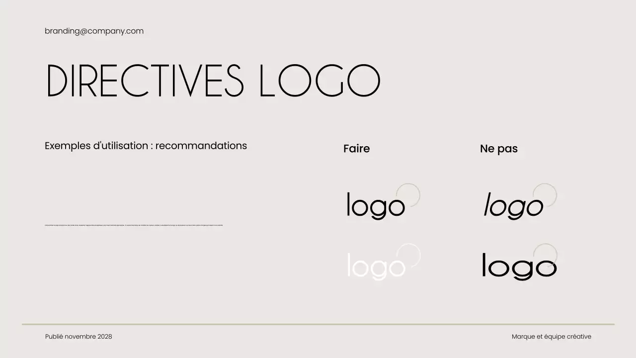 guide de la marque beige modern