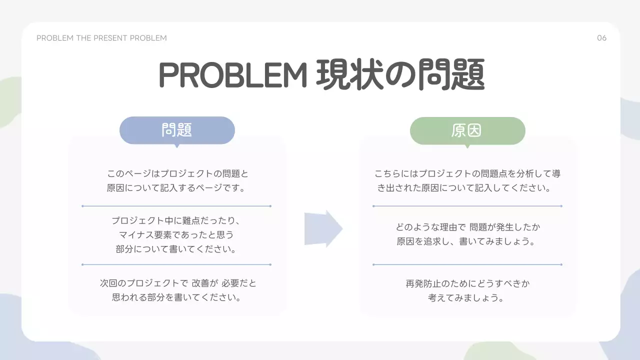 白 シンプル プロジェクト プレゼンテーション