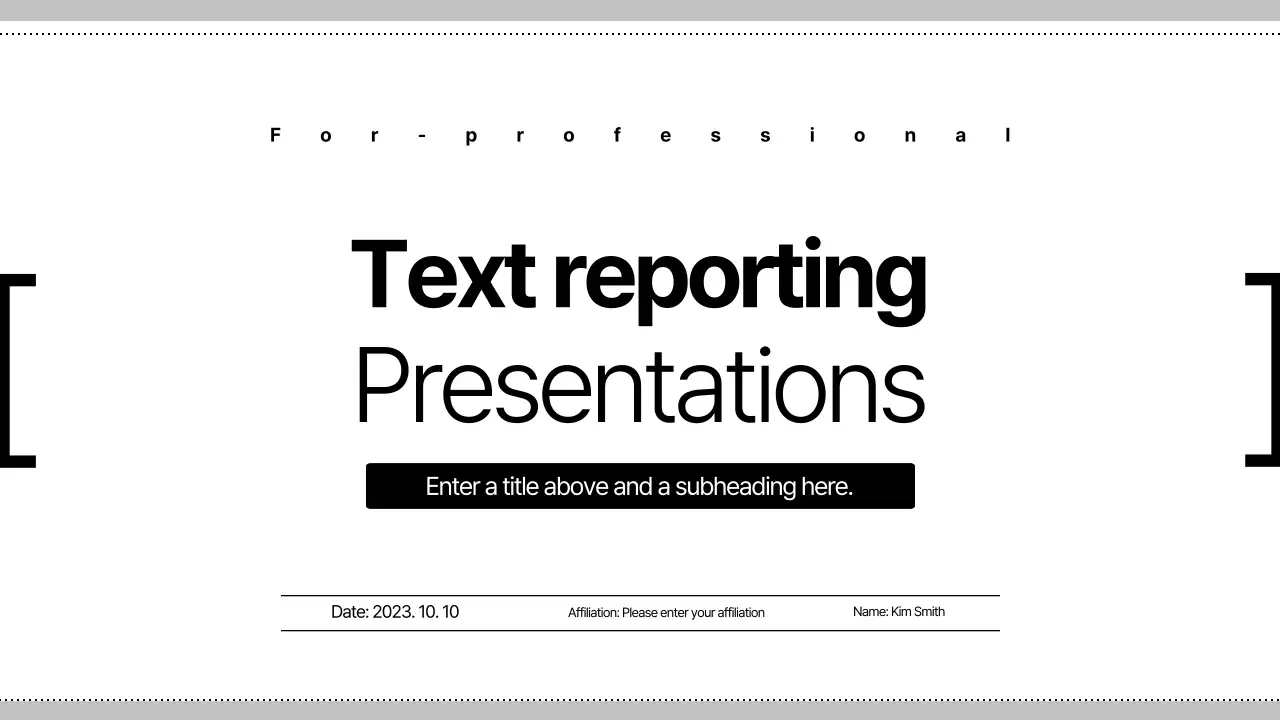 Bài thuyết trình của Black Professional Guide