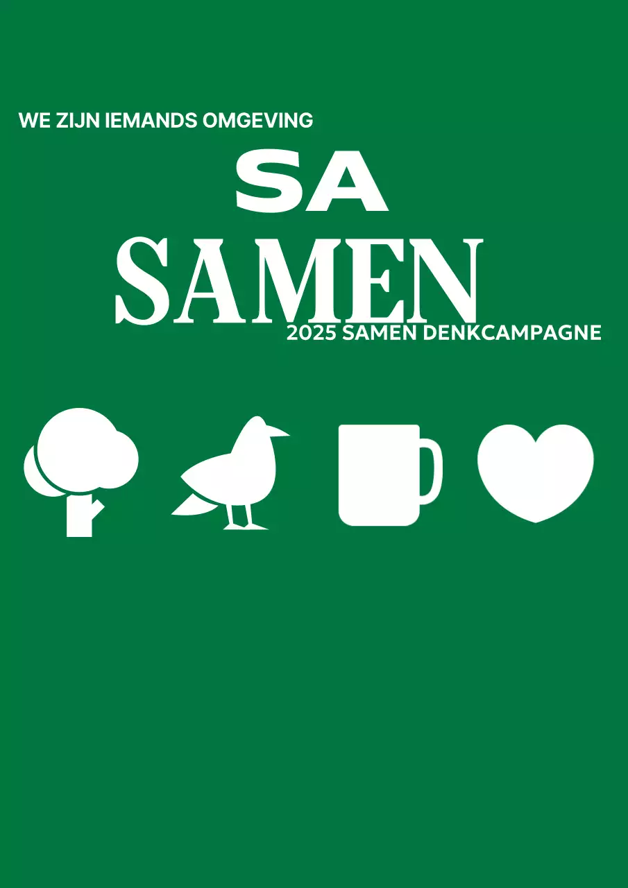 Eenvoudige milieucampagnes met pictogrammen