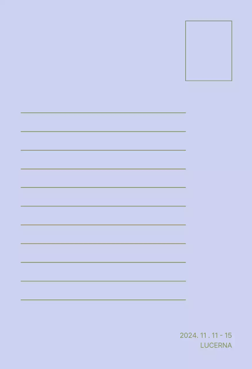 Set di cartoline di viaggio sulla natura astratta