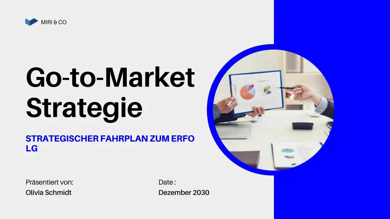 Blue Modern Business Plan