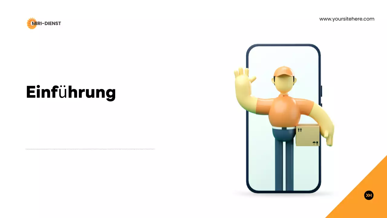 orange modern delivery Einführung