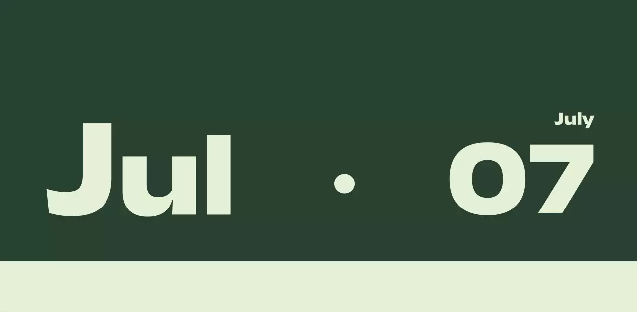 黒と白のモダンな2025年カレンダー