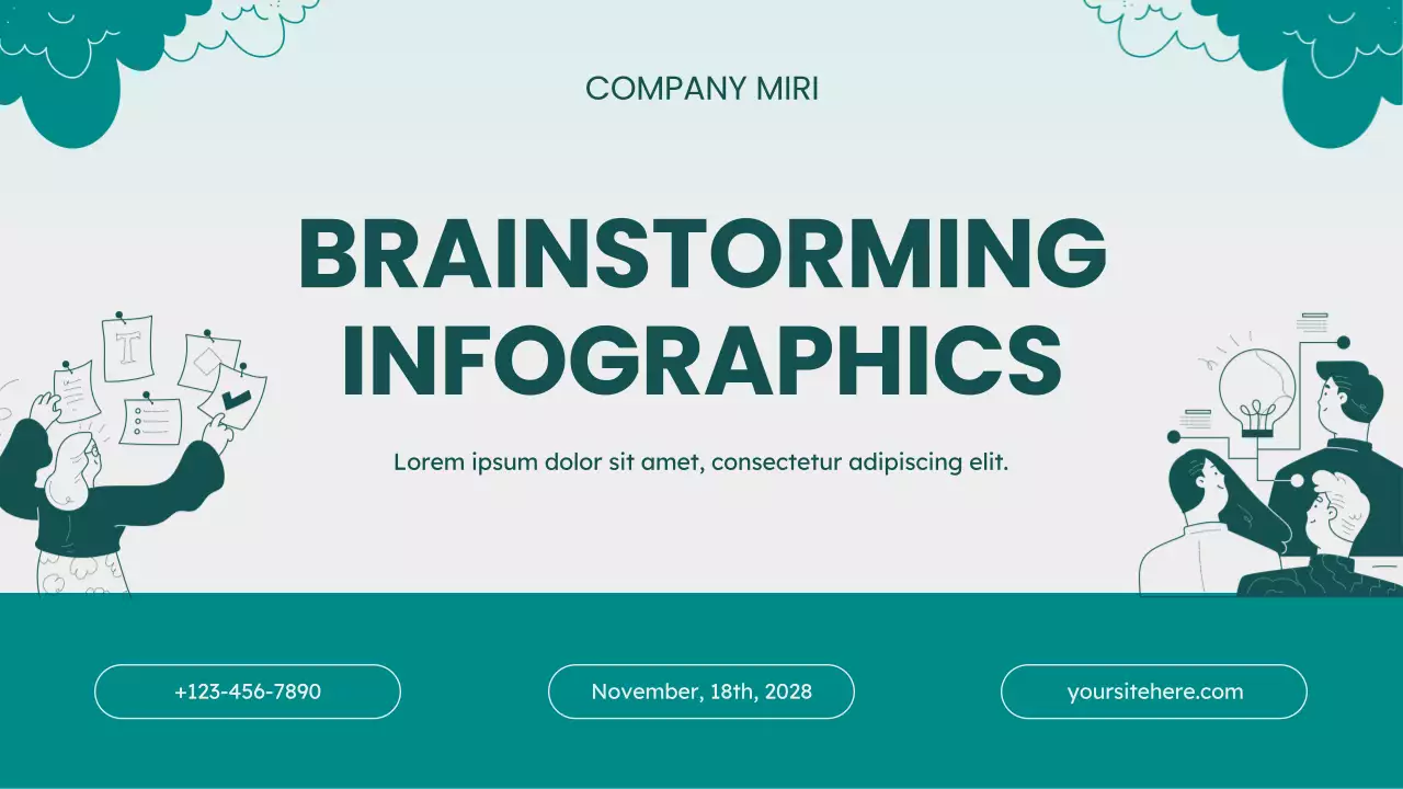 Teal Modern Brainstorming Guide Presentation