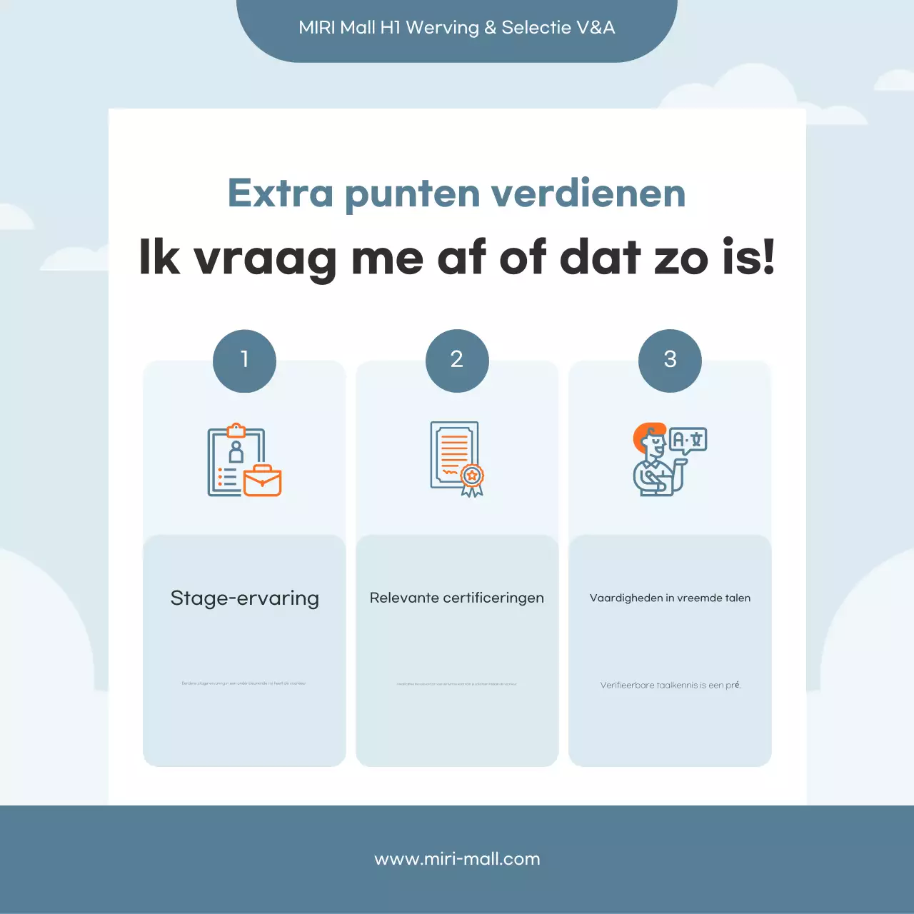 Lichtblauwe schone werving