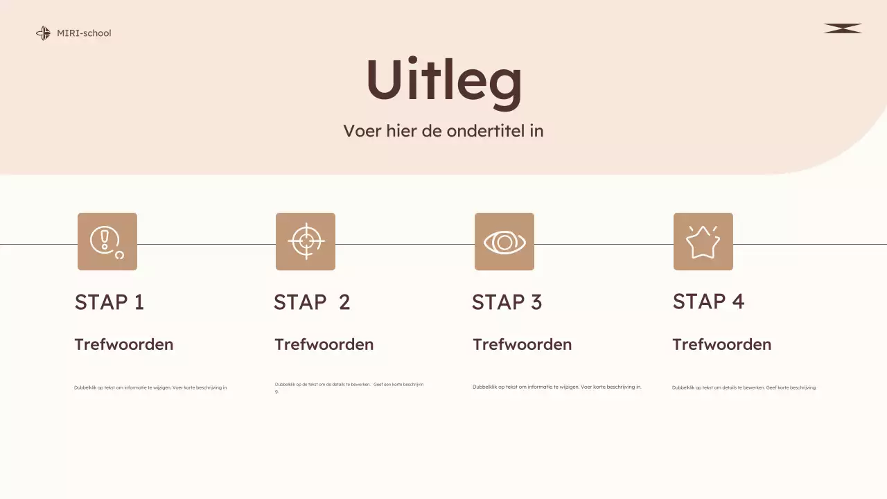 beige modern onderwijs klas