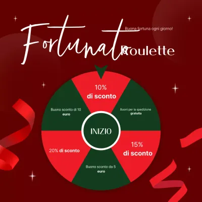 Evento promozionale rosso moderno