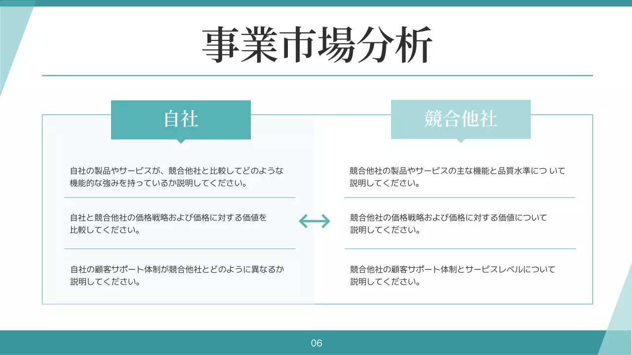 水色 シンプル ビジネス 企画書 プレゼンテーション