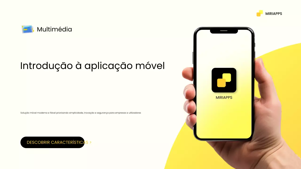 promoção móvel moderna amarela