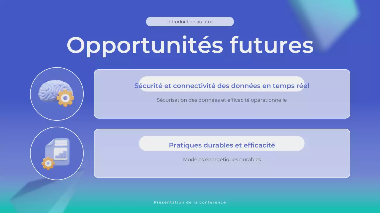 annonce d'entreprise moderne bleue