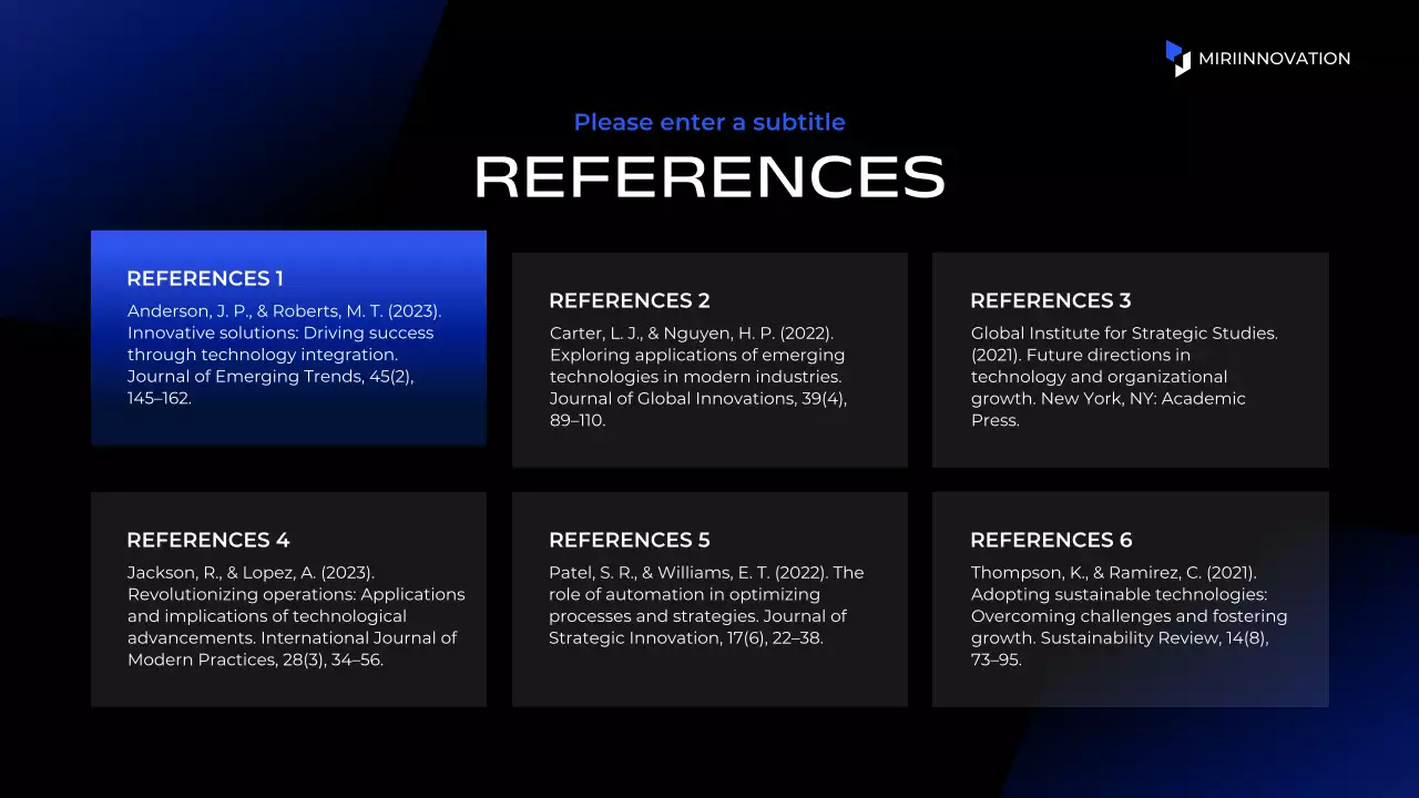 블랙 모던 비즈니스 프레젠테이션