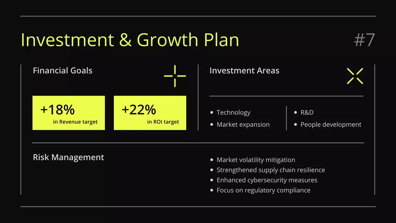 블랙 모던 비즈니스 보고서 프레젠테이션