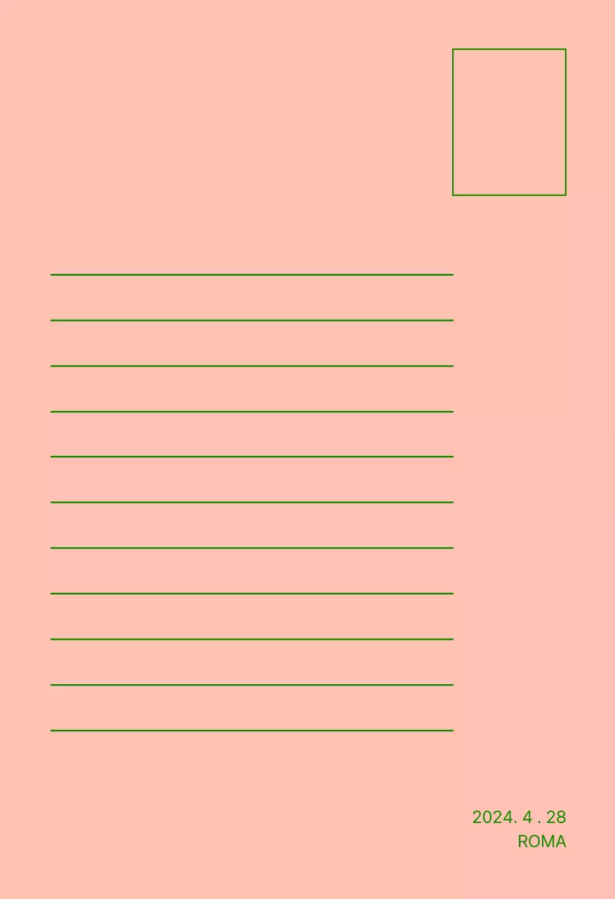 Set di cartoline di viaggio sulla natura astratta