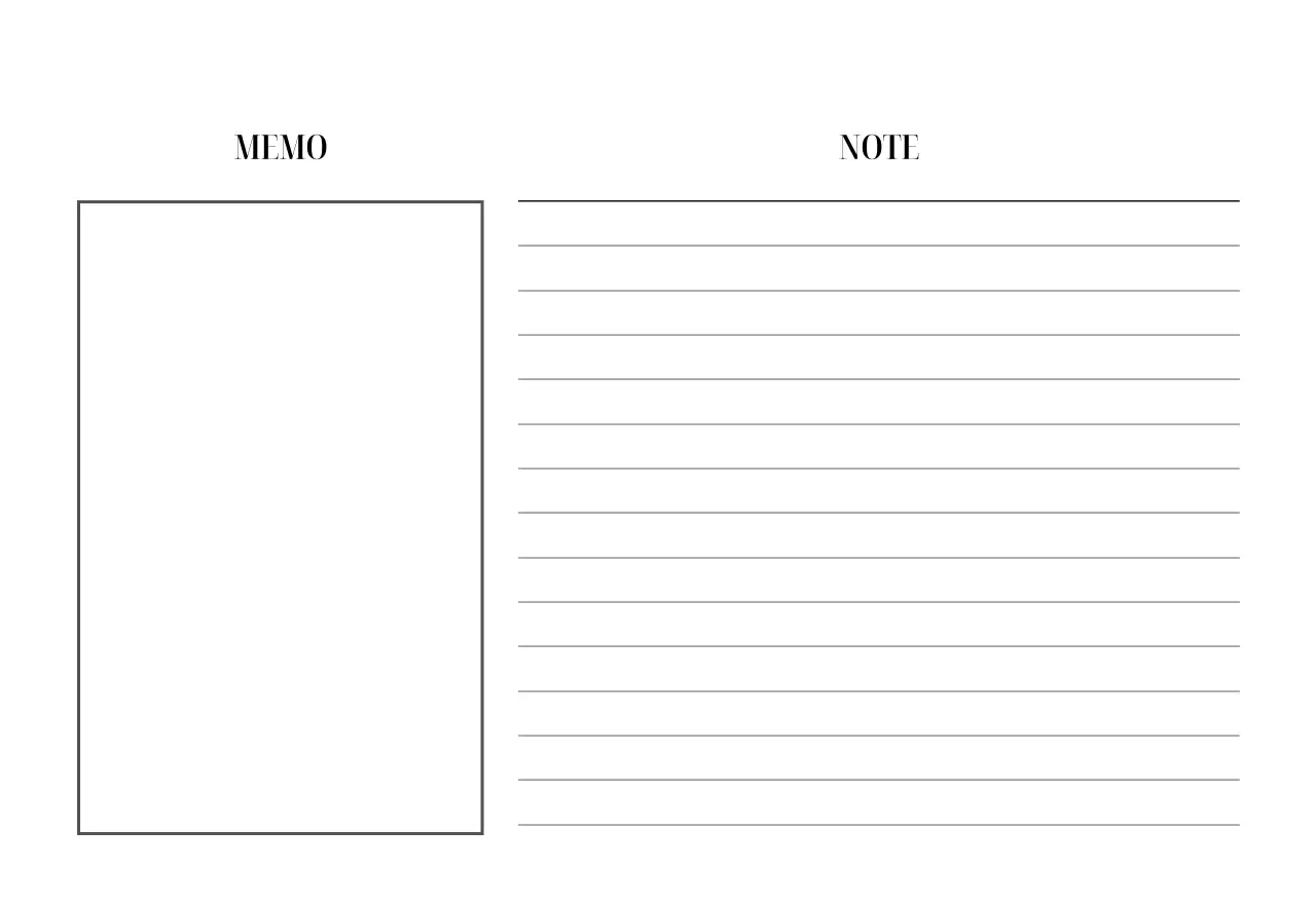 黒と白のシンプルな花写真カレンダー