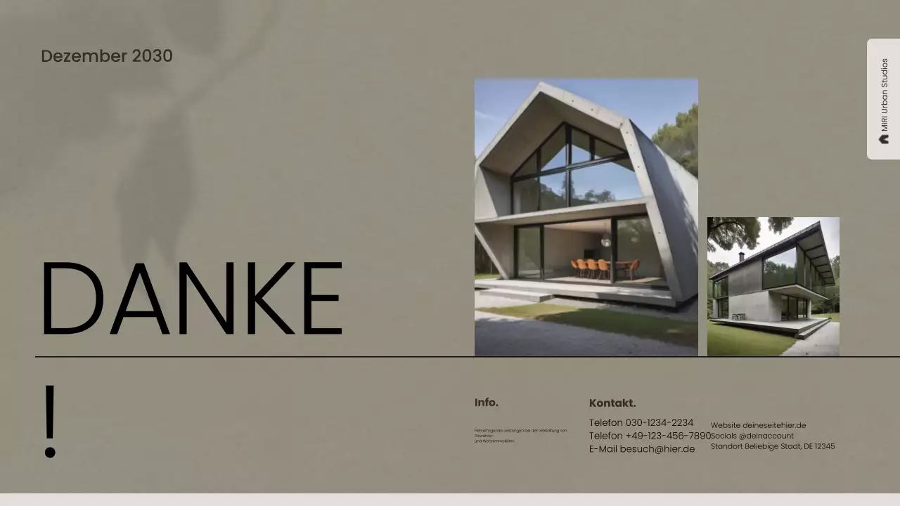 grau moderne architektur portfolio