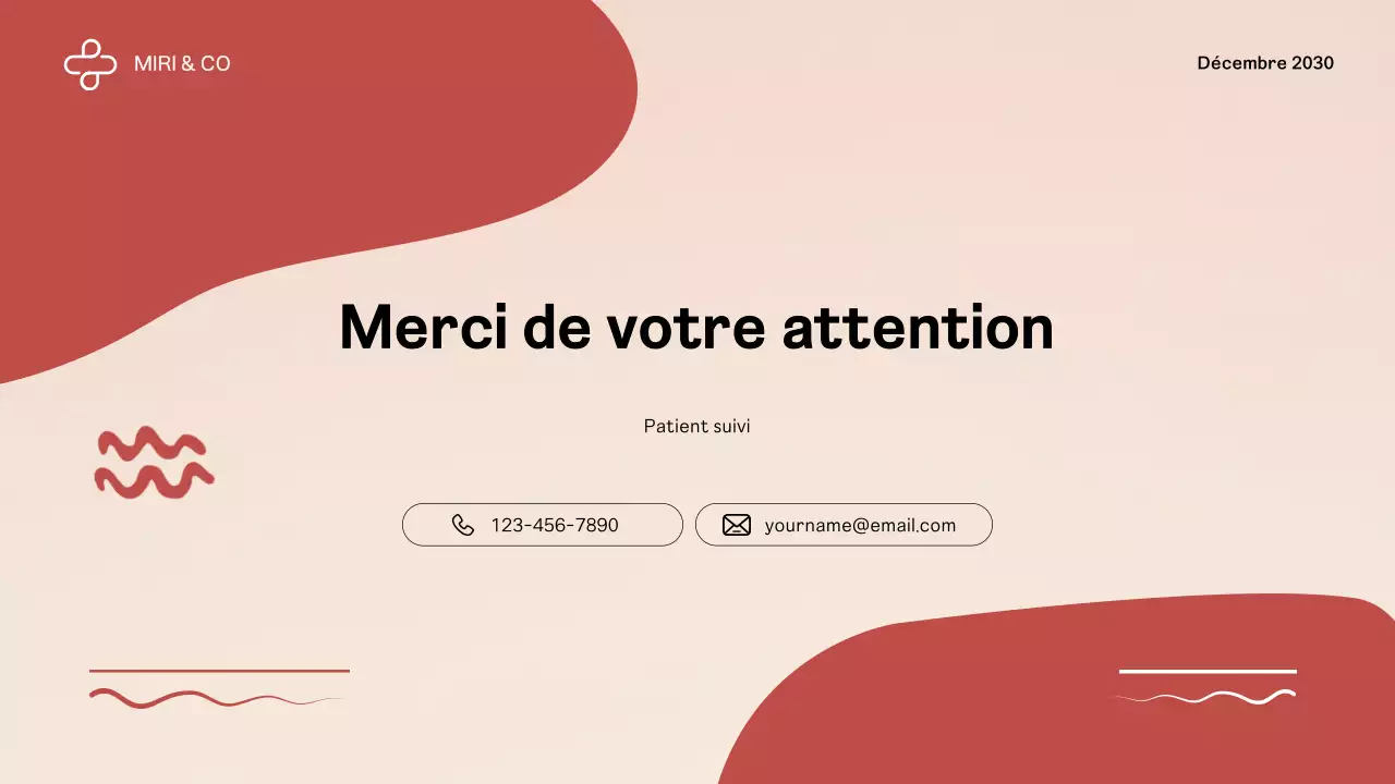 Plan d'affaires Red Modern