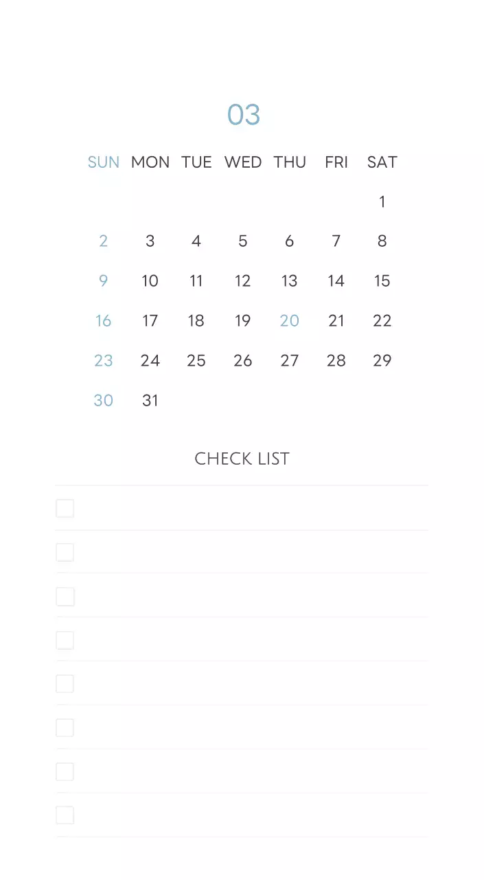 白と黒のシンプルな2025年版数字卓上カレンダー