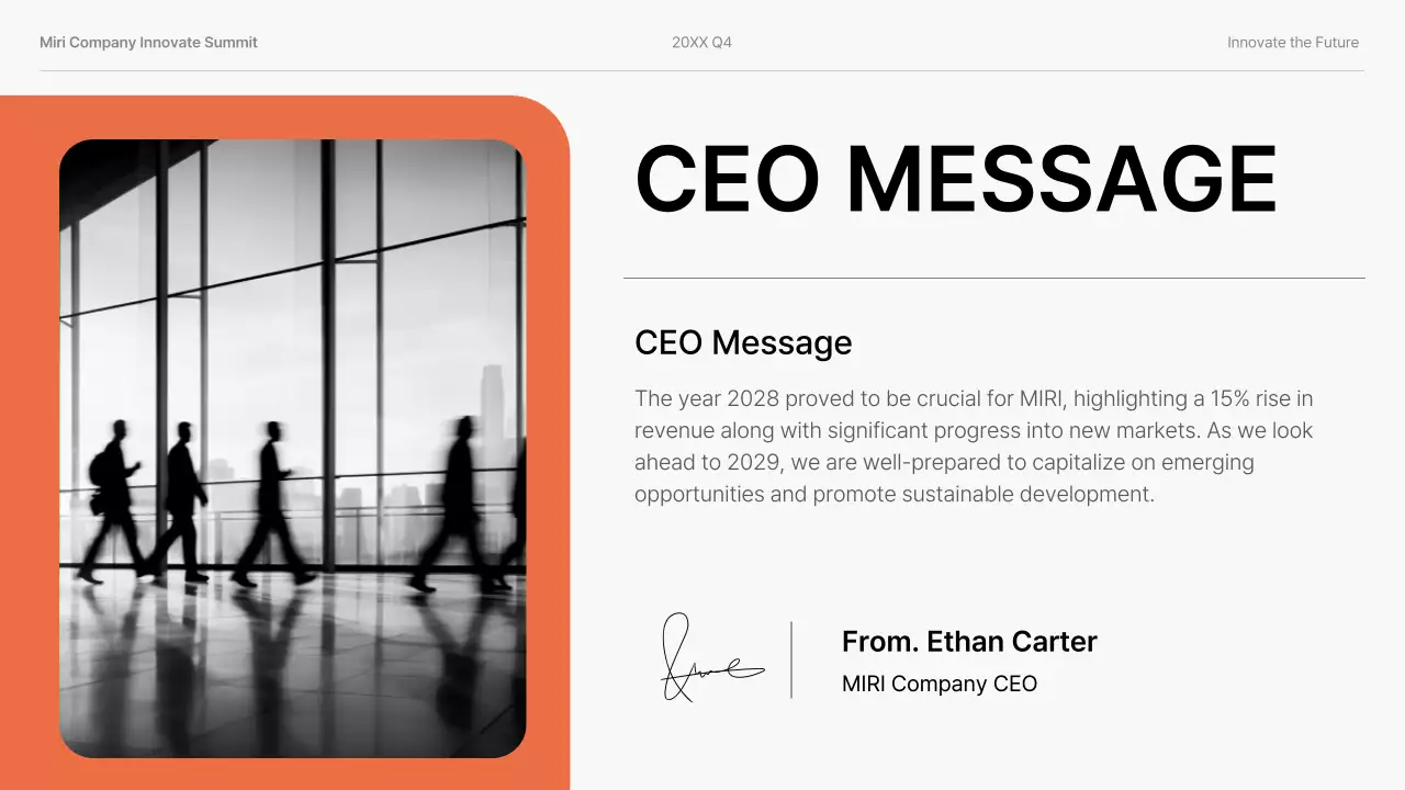 Orange Modern Business Presentation