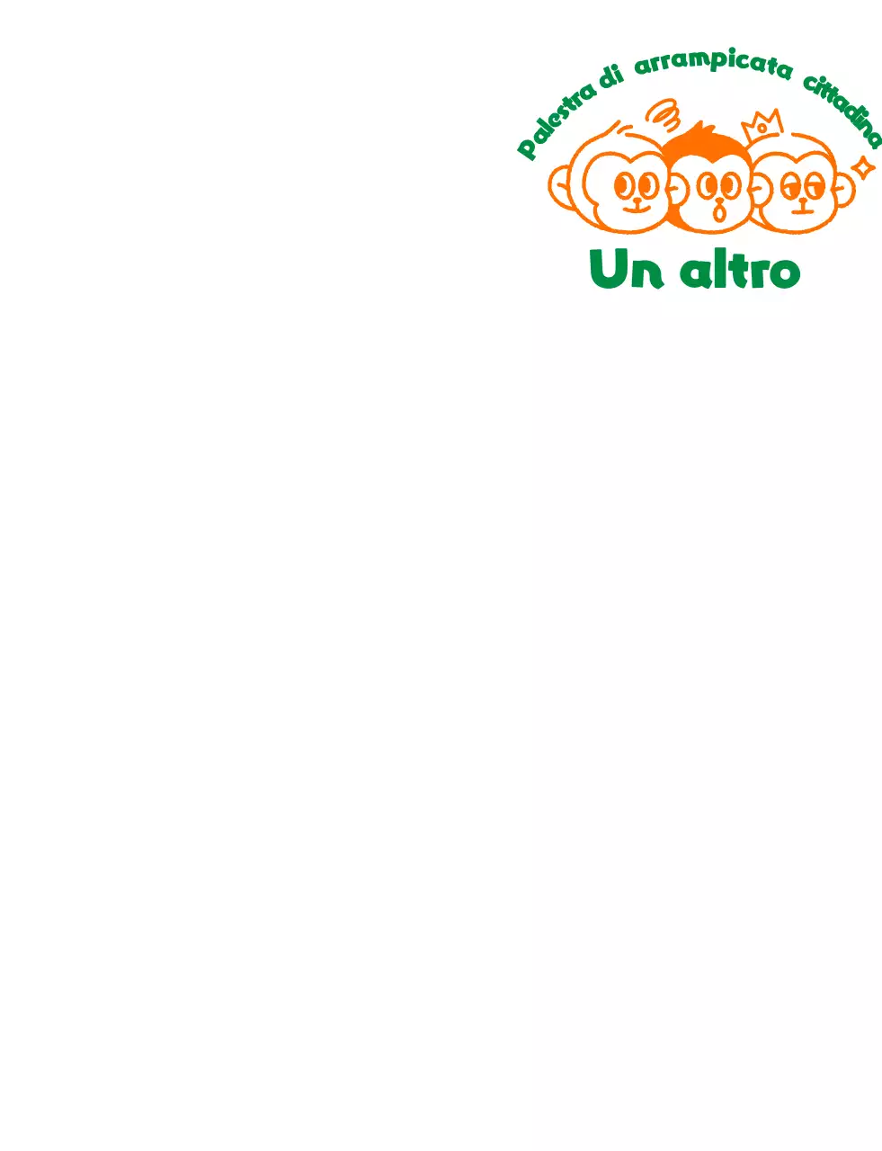 Logo di allenamento kitsch con illustrazione di scimmia