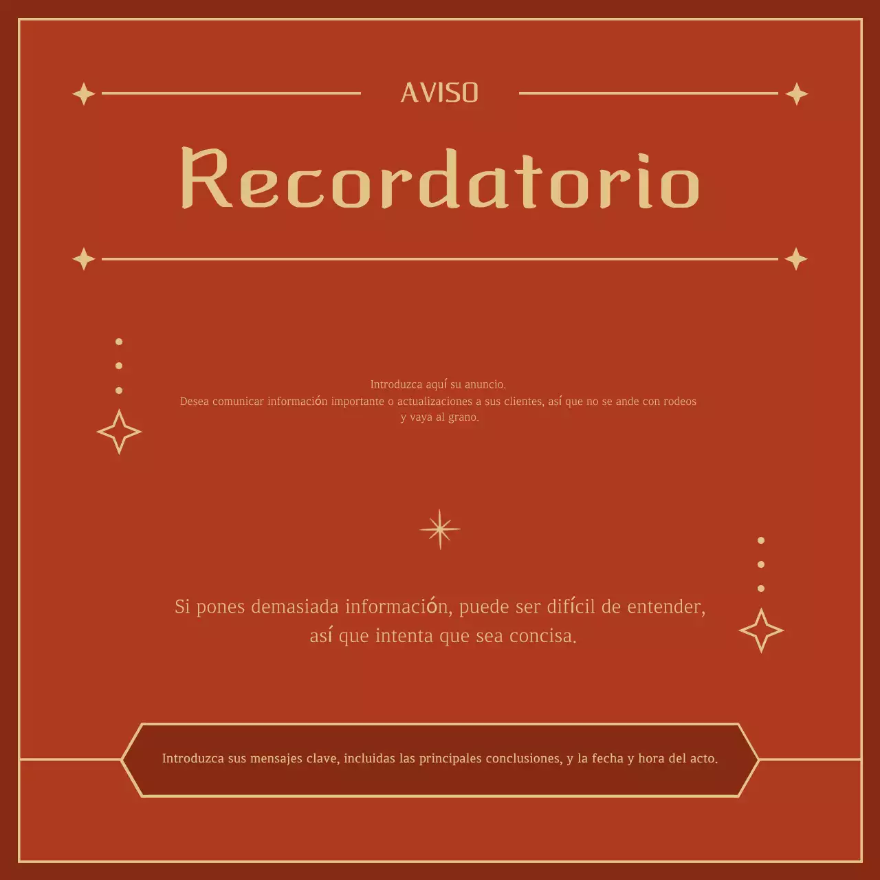 Anuncio navideño vintage marrón