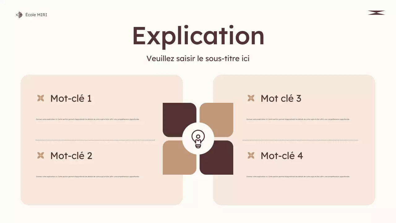 classe d'éducation moderne beige