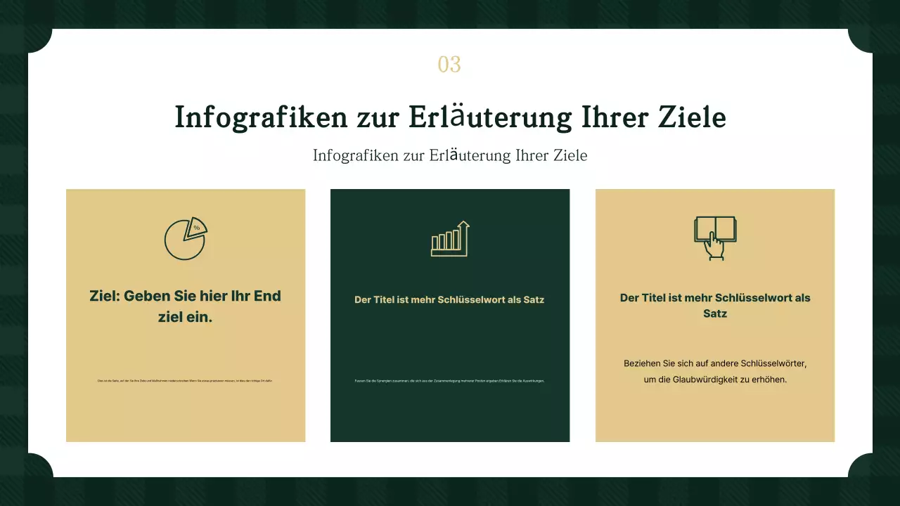 Khaki Einfache Präsentation Erklärt