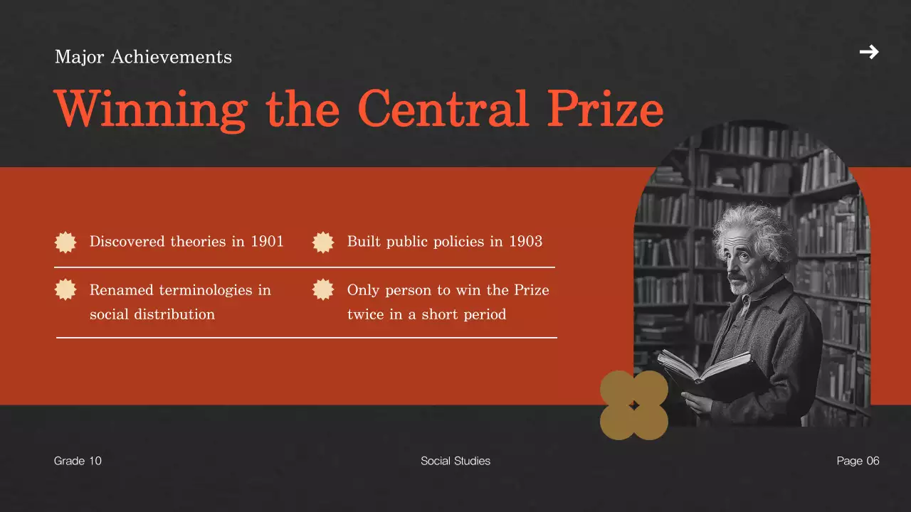 Beige Vintage Biography Presentation