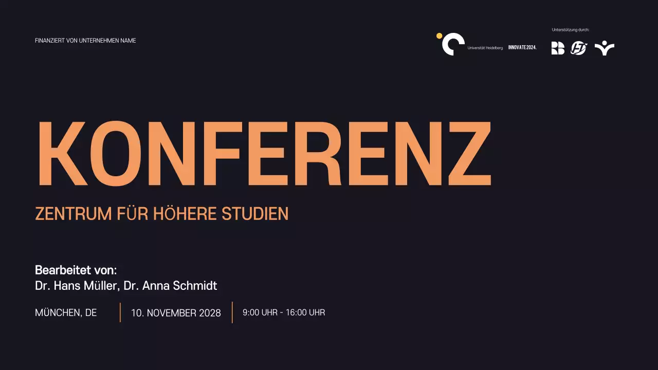 Ankündigung der Orange Modern Konferenz