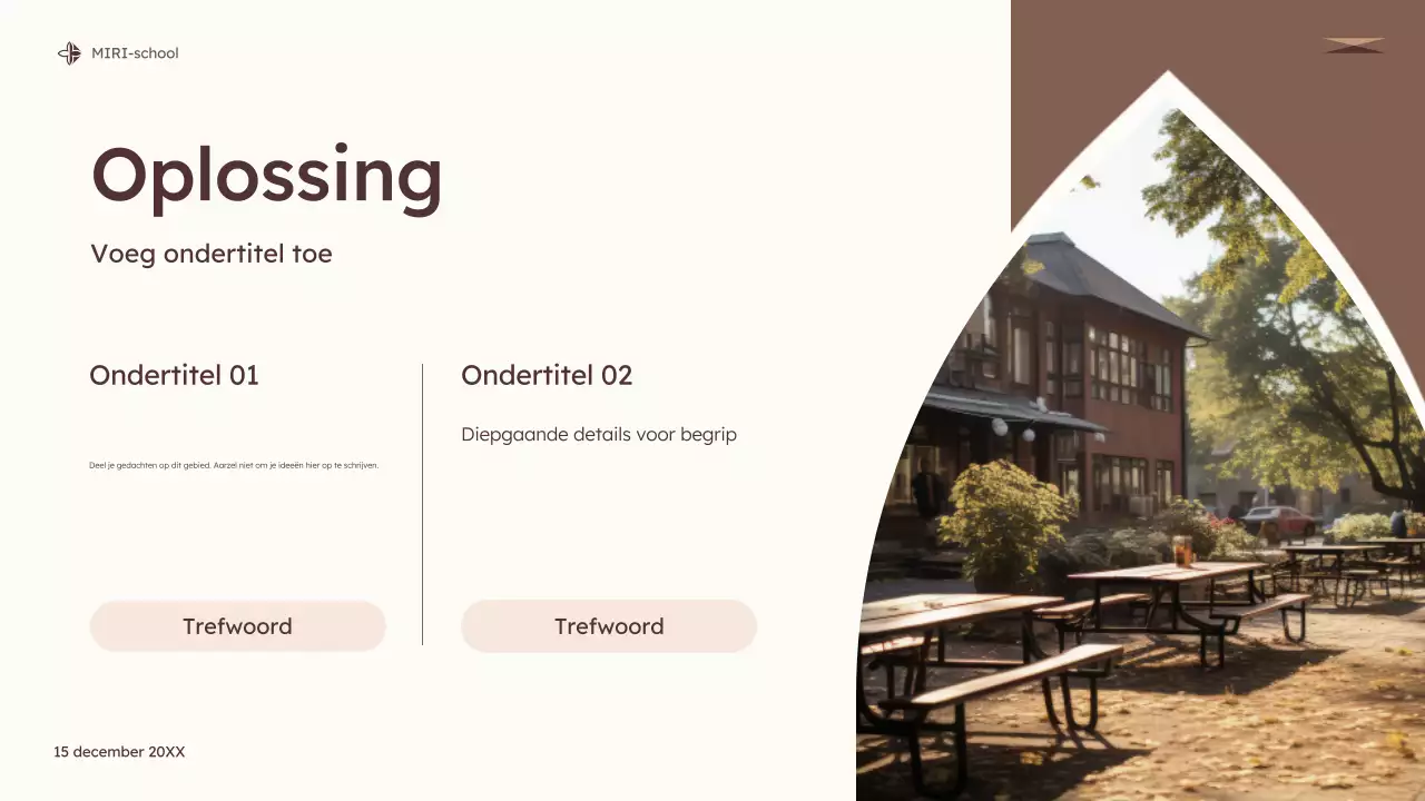 beige modern onderwijs klas