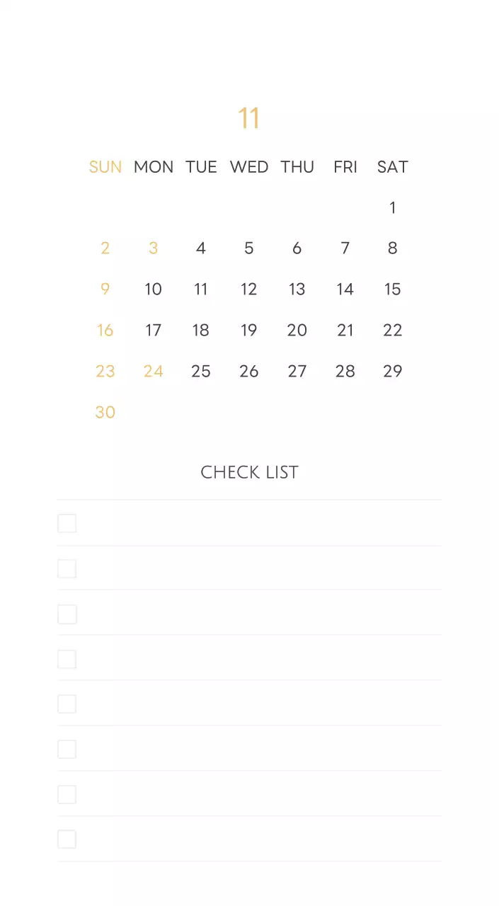 白と黒のシンプルな2025年版数字卓上カレンダー