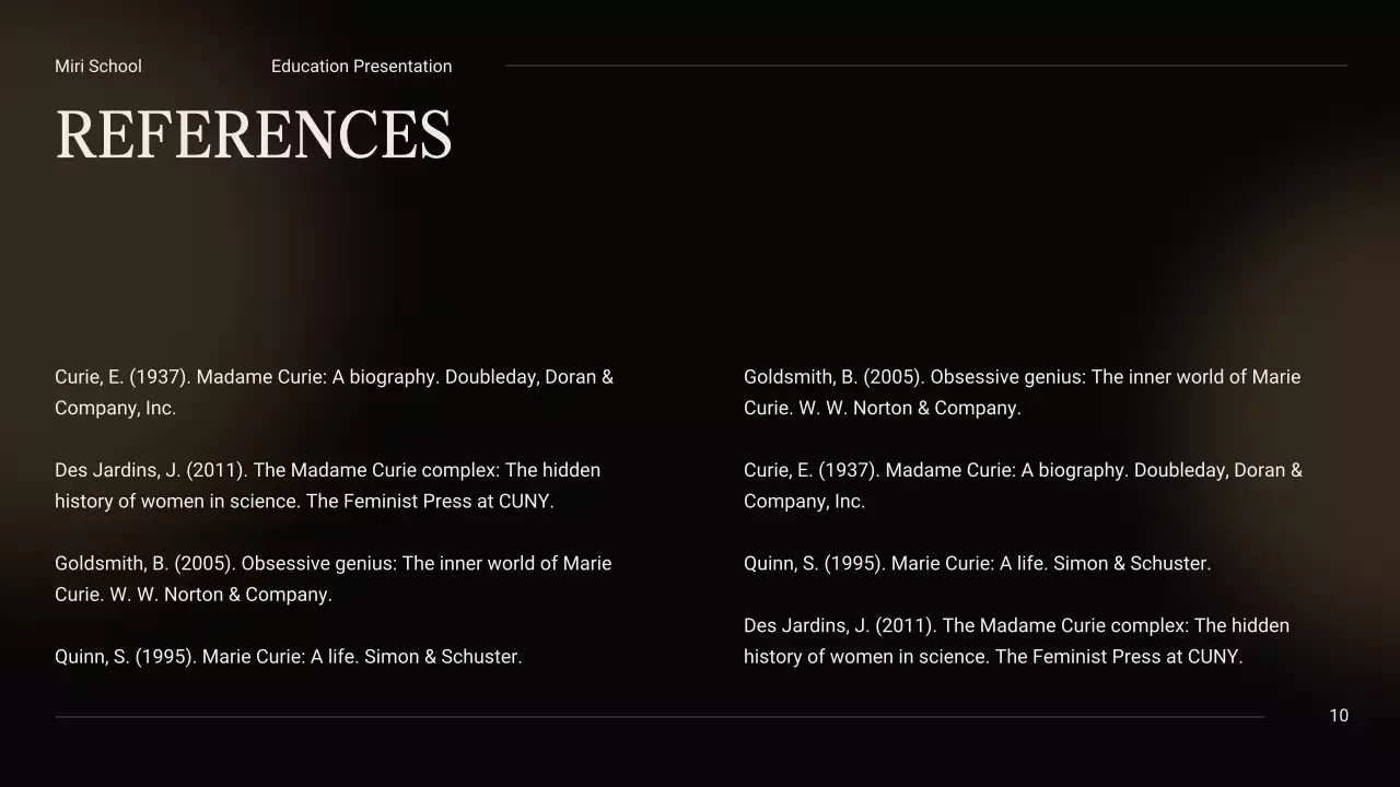 Black Vintage Biography Presentation