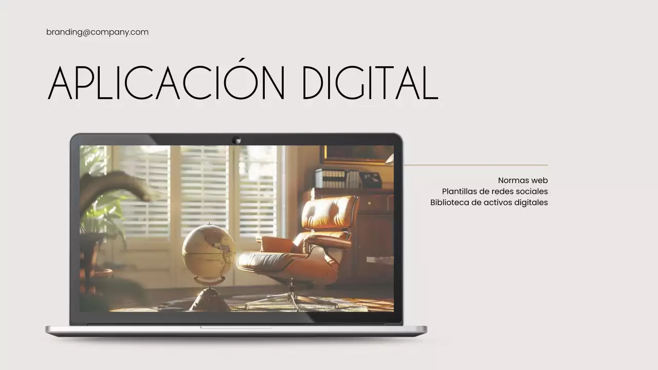 guía de la marca beige modern