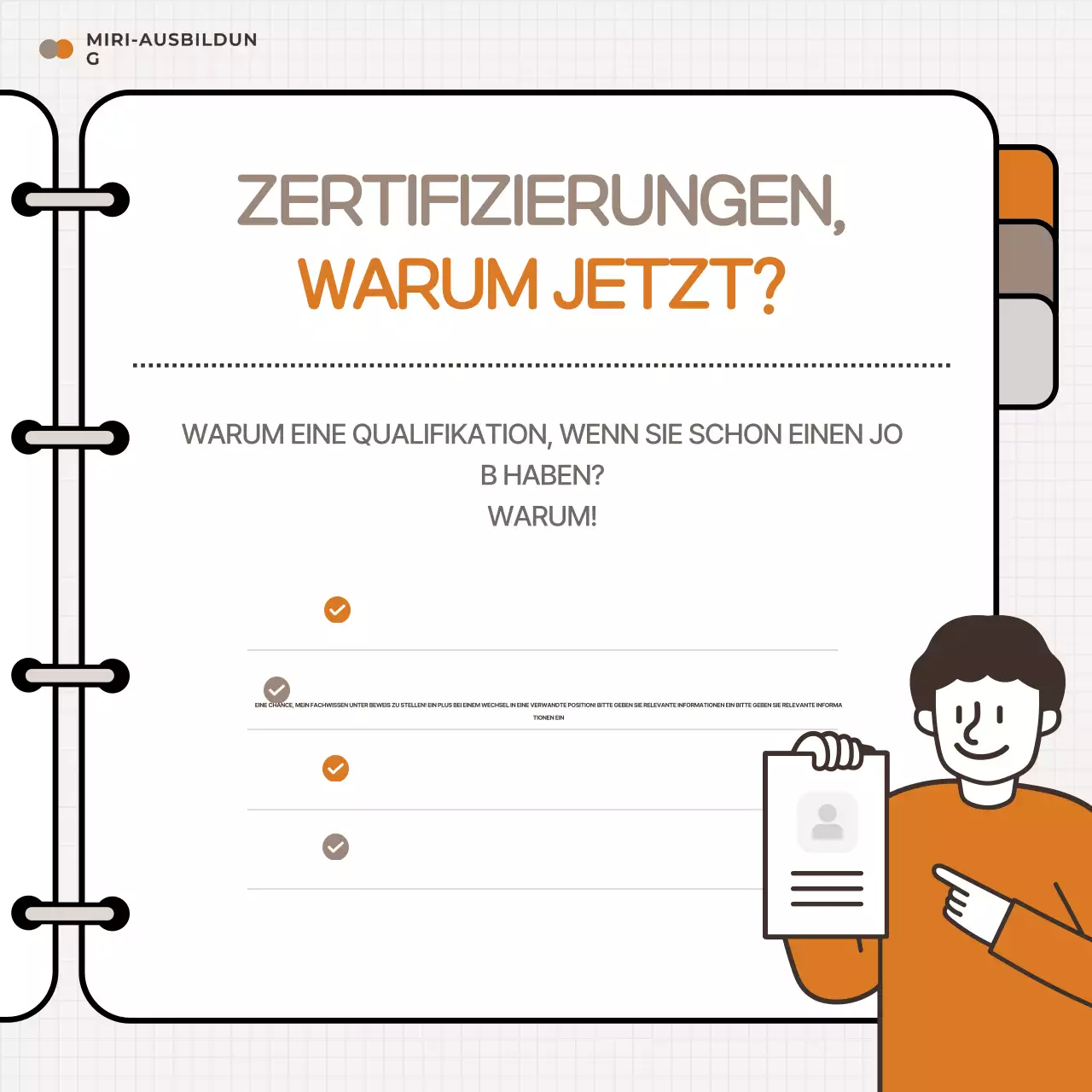 Orange Simple Worker Training Ressourcen
