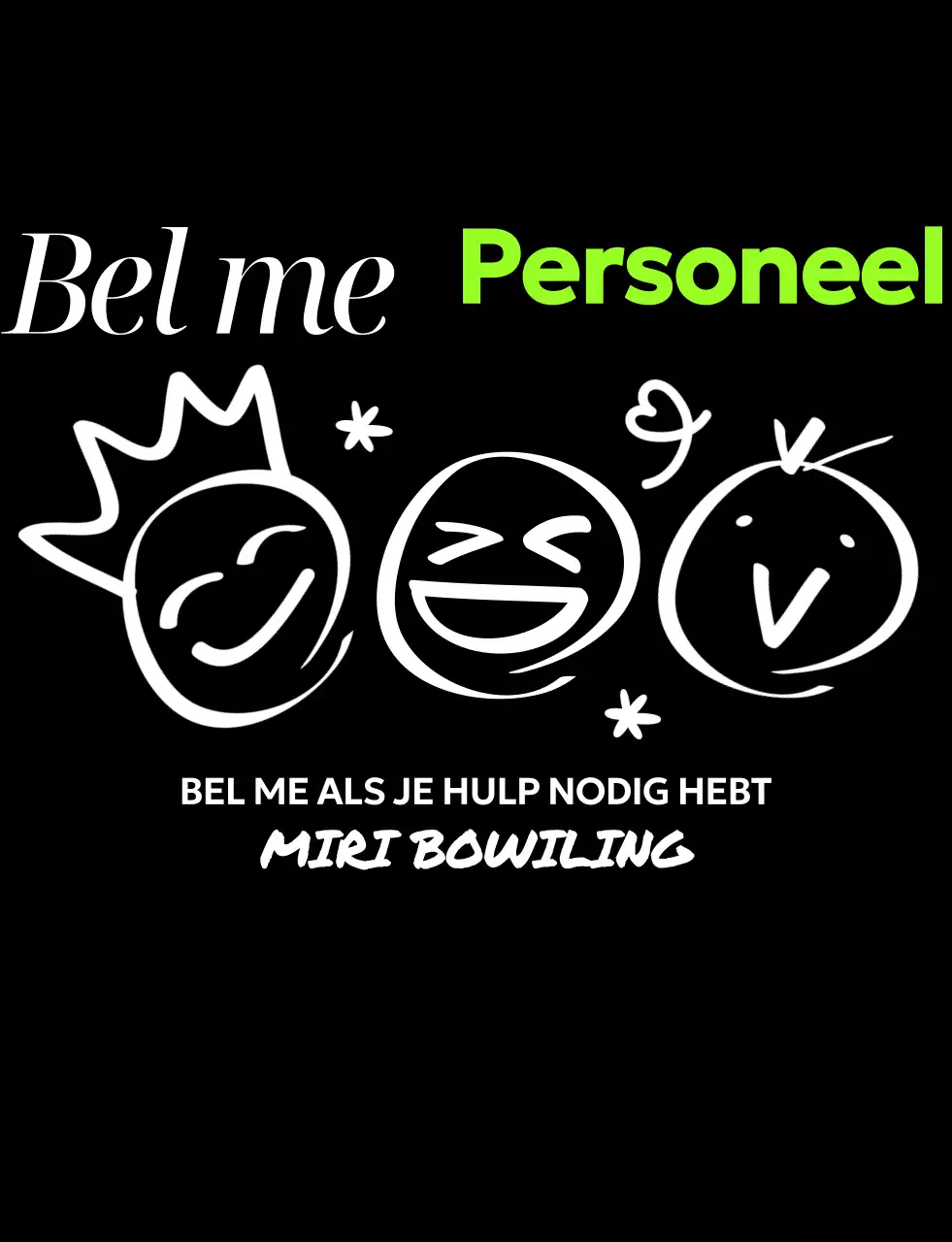 Promoot personeelsaankondigingen met kitscherige illustraties