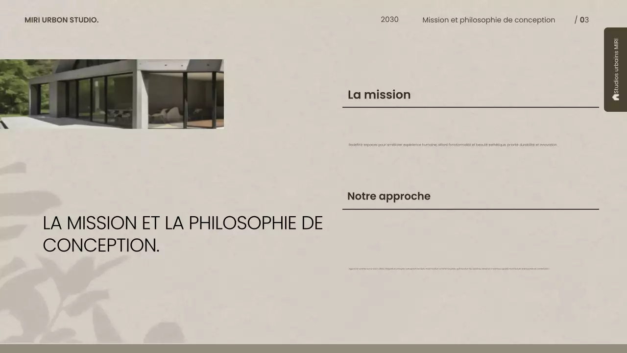 portefeuille d'architecture moderne grise