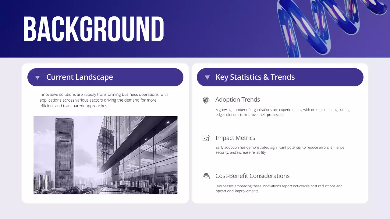 블루 모던 비즈니스 컨퍼런스 프레젠테이션