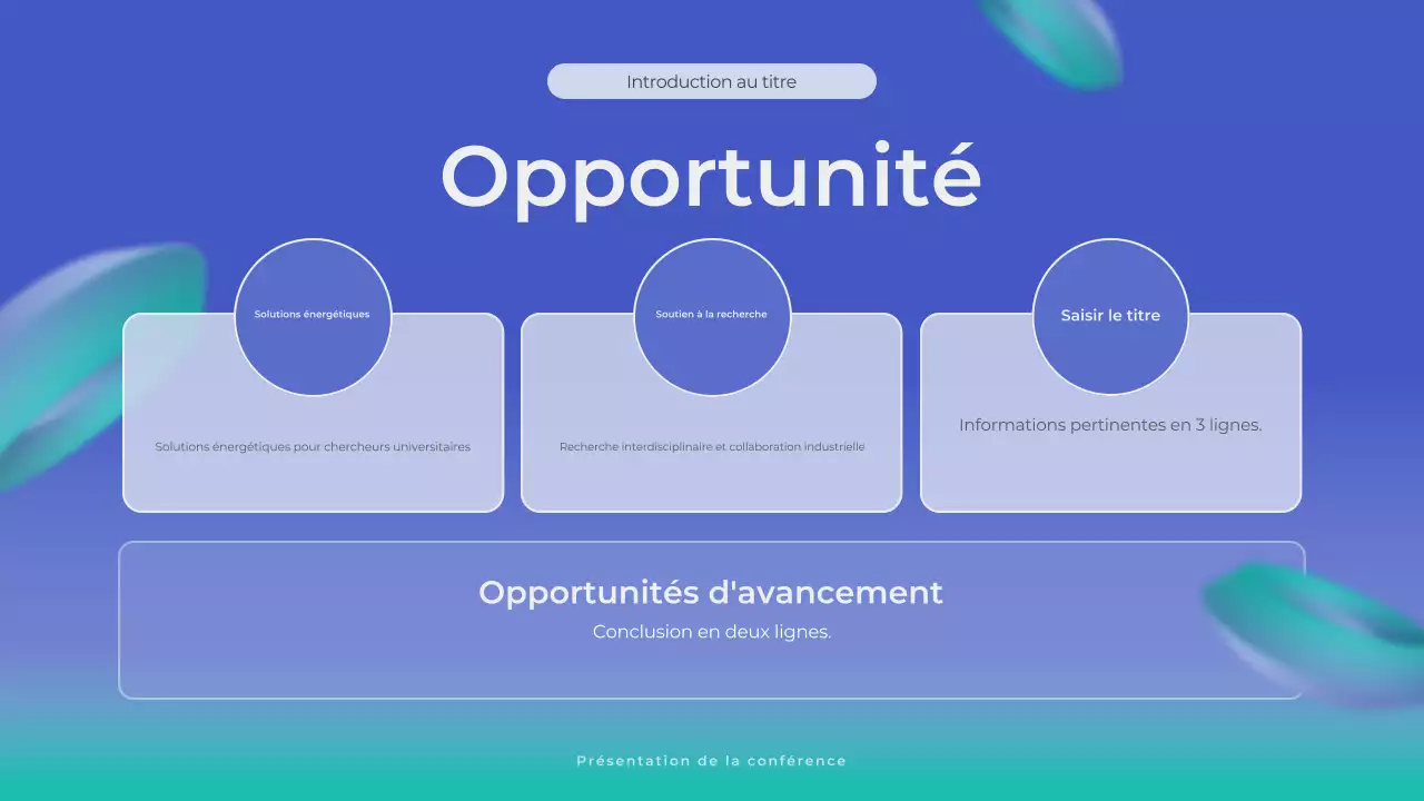 annonce d'entreprise moderne bleue