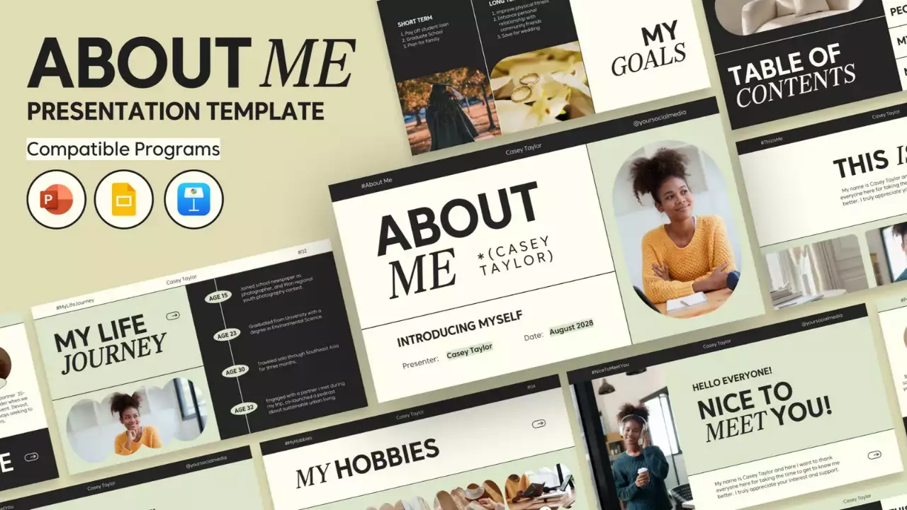 Beige Modern Personal Presentation