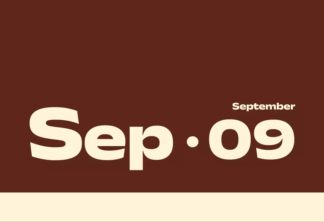 黒と白のスタイリッシュな2025年カレンダー