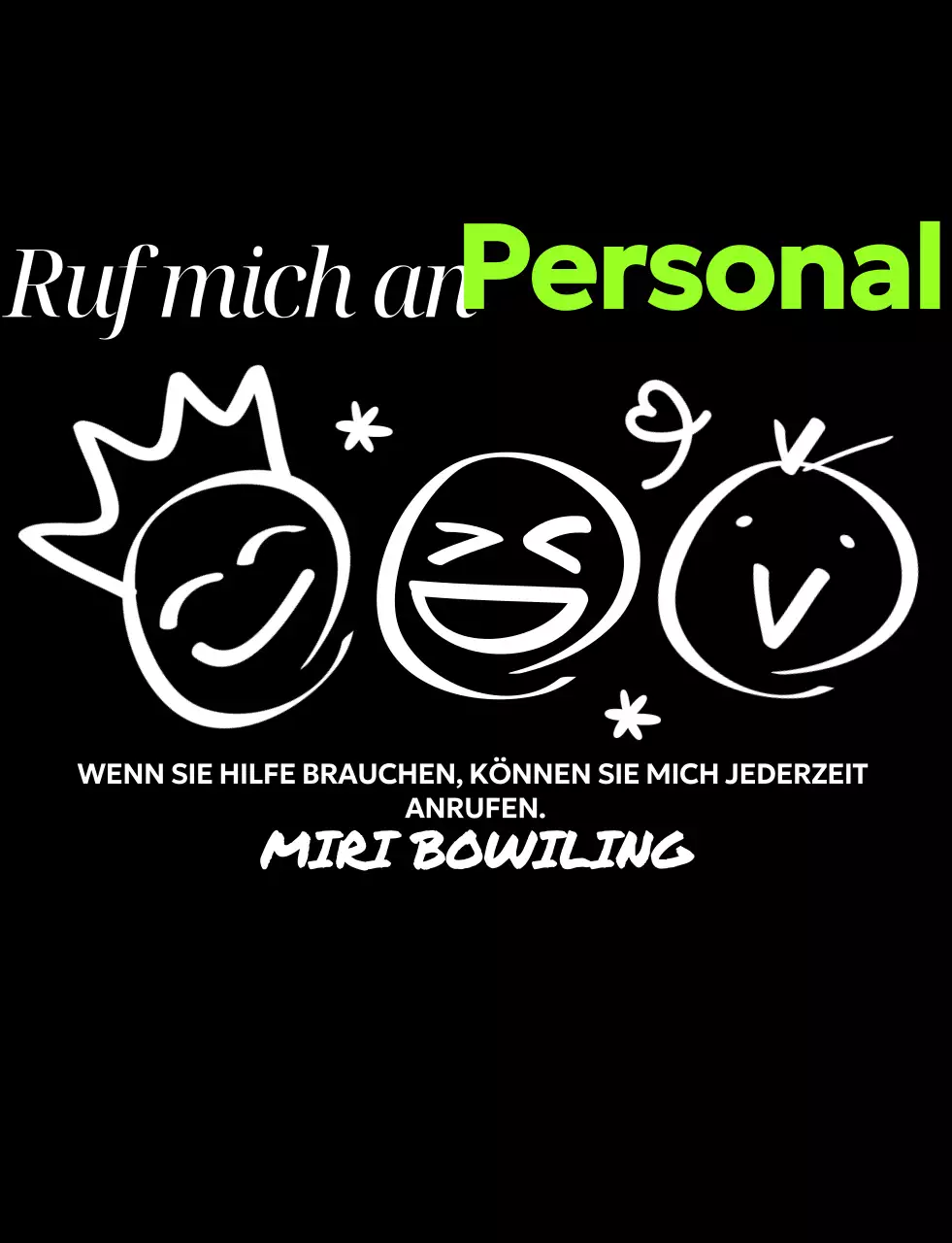 Werben Sie mit kitschigen Illustrationen für Personalanzeigen