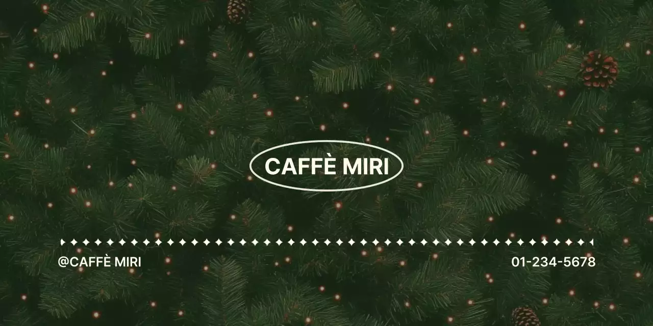 Fascetta per intestazione natalizia classica astratta