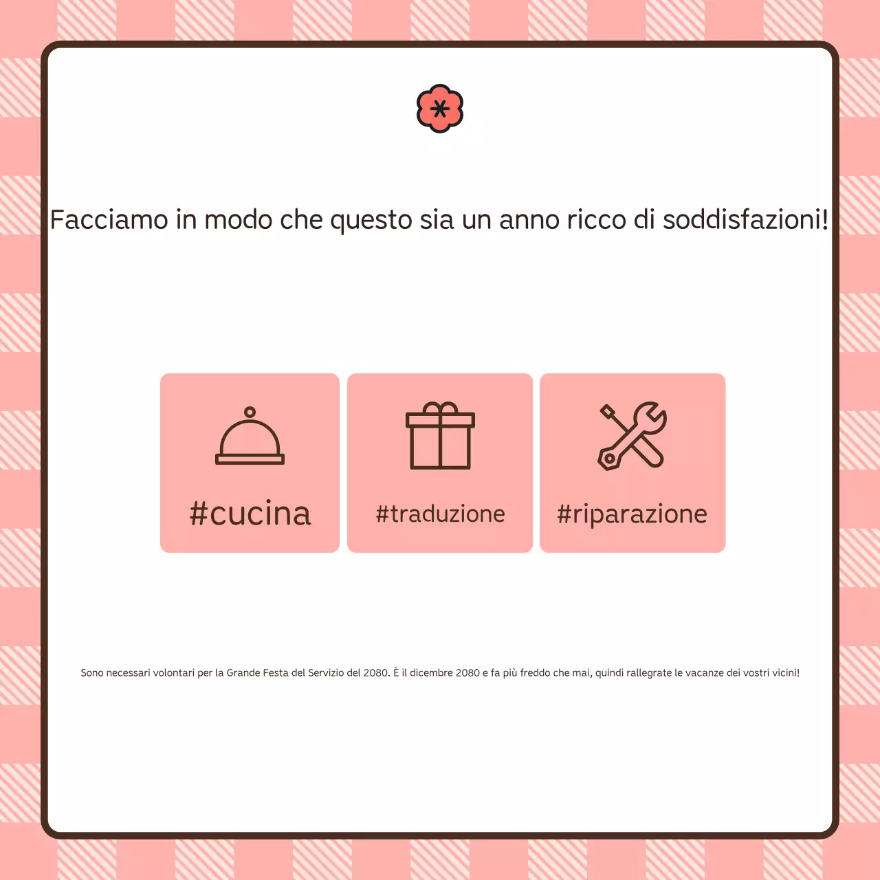 Reclutamento dei volontari di Pink Cuddly