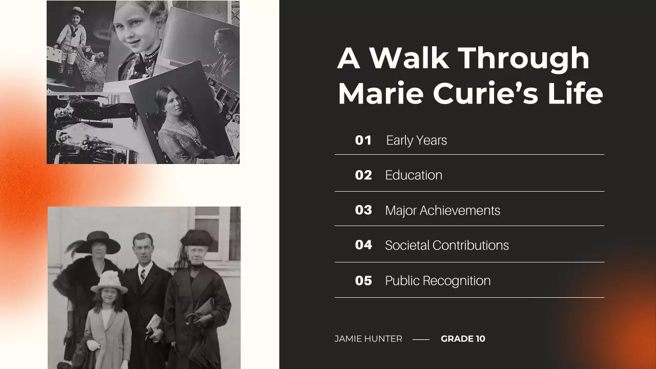 Presentasi Ceramah Ilmuwan Klasik Orange