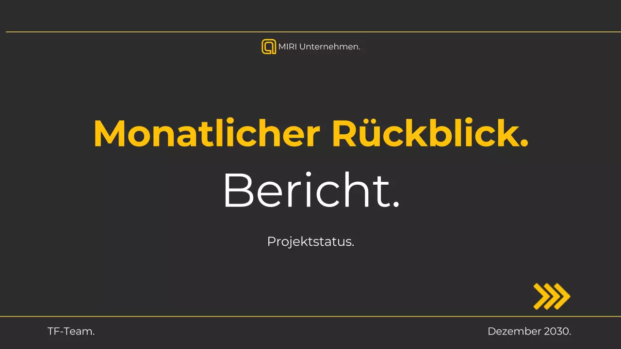 Black Modern Business Report